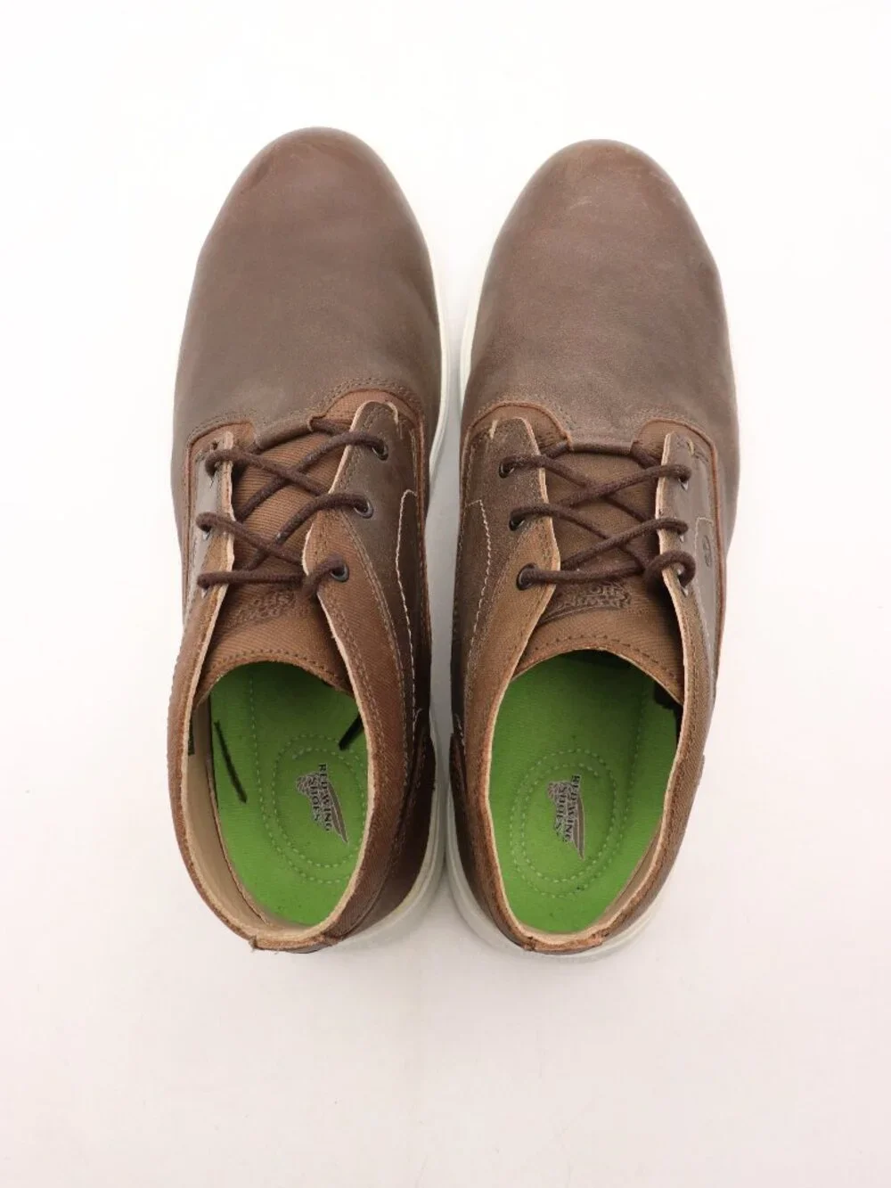 Red Wing Cross Lite Men's Size 13 D Brown Leather Safety Toe Chukka Boots